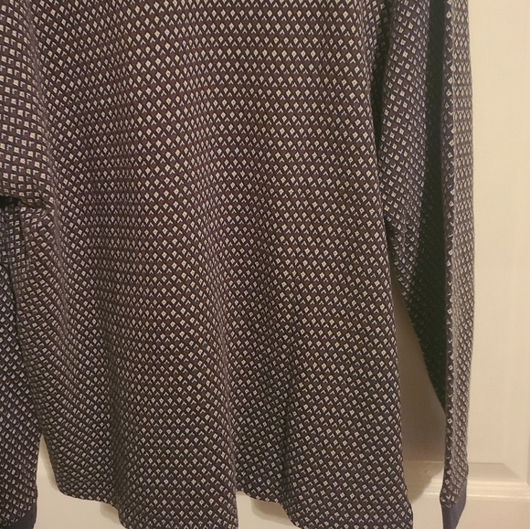 John Ashford Men's Long Sleeve Golf Polo Shirt, Size: XL, Color: Black/Brown - Picture 7 of 7